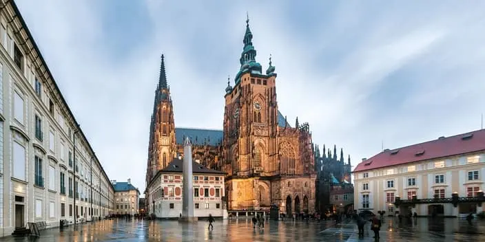 Pražský hrad s katedrálou sv. Víta